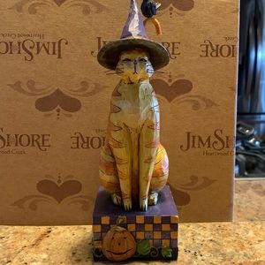 Jim Shore “kitty in a witches hat” 4006135